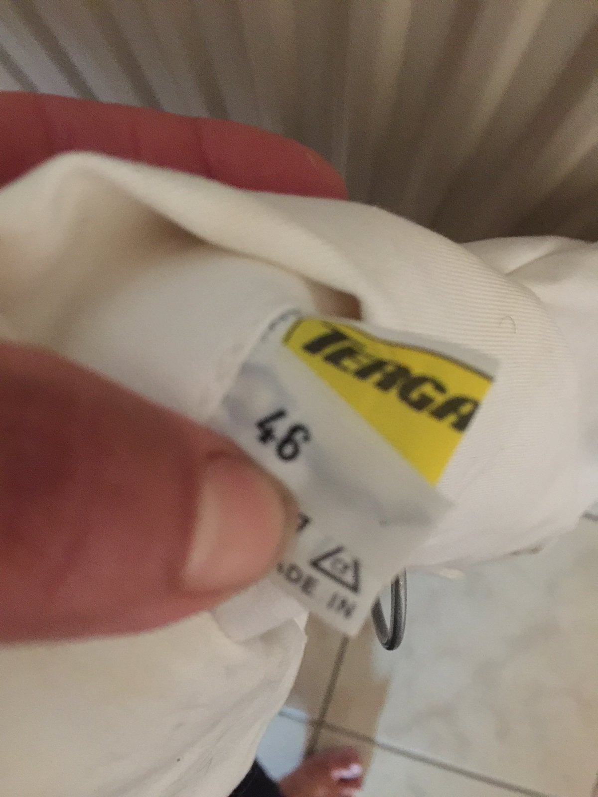 Witte schort, Ophalen of Verzenden, Zo goed als nieuw