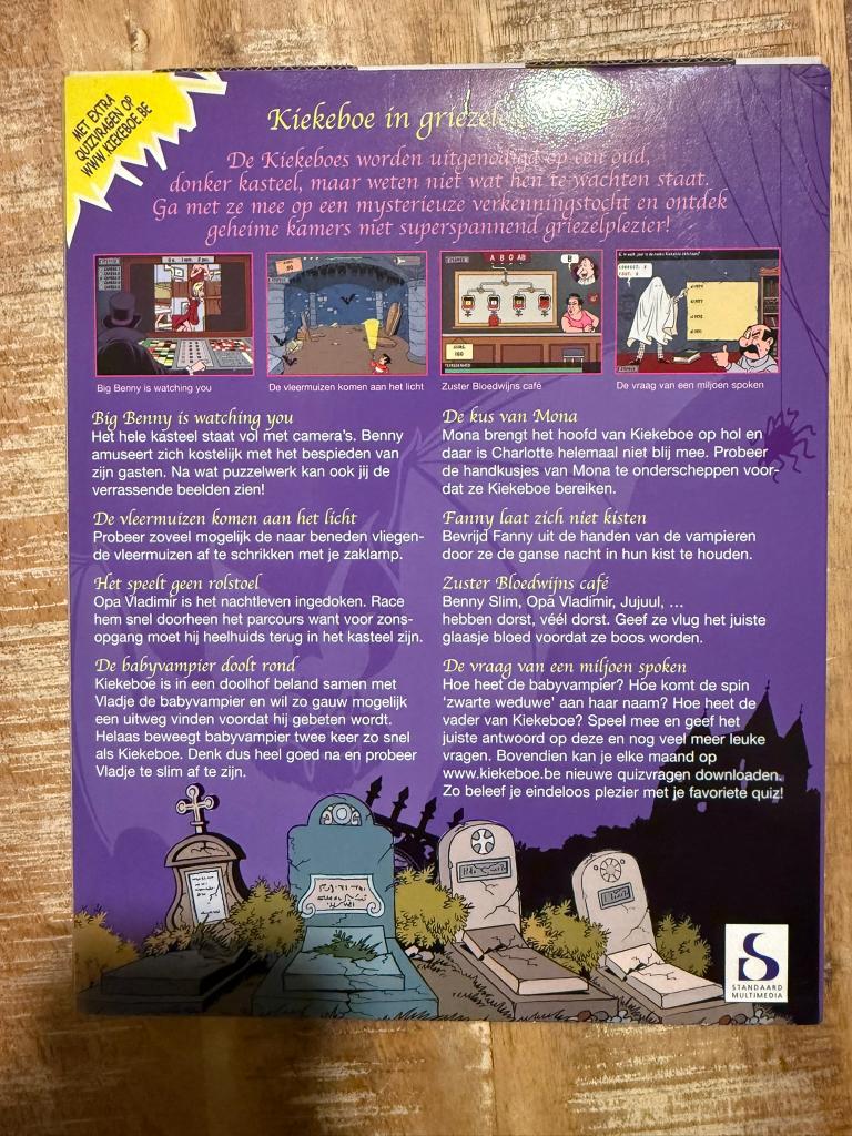 Kiekeboe Griezel-ROM - Mehro *8 Bibber-Griezelige spelletje, Consoles de jeu & Jeux vidéo, Jeux | PC, Enlèvement ou Envoi, Geen idee