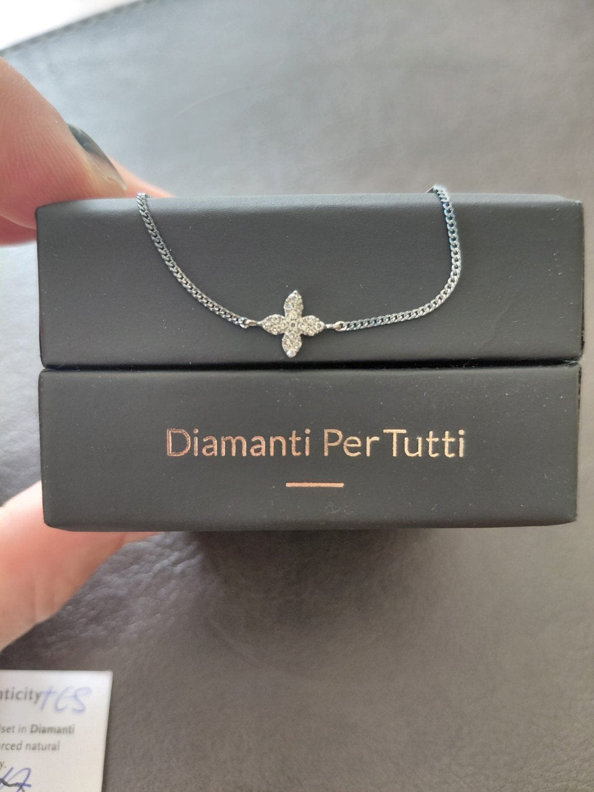 Bracelet en argent DPT, Enlèvement, Comme neuf, Argent, Argent