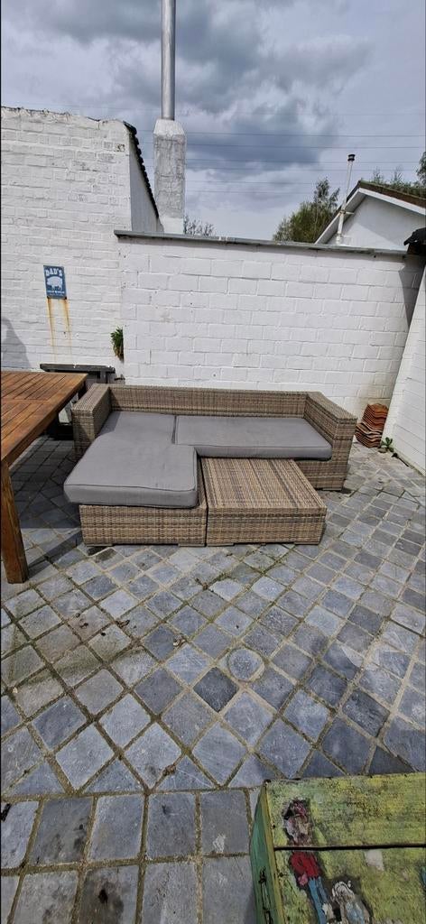 Loungeset, Tuin en Terras, Ophalen, Rotan, Loungeset