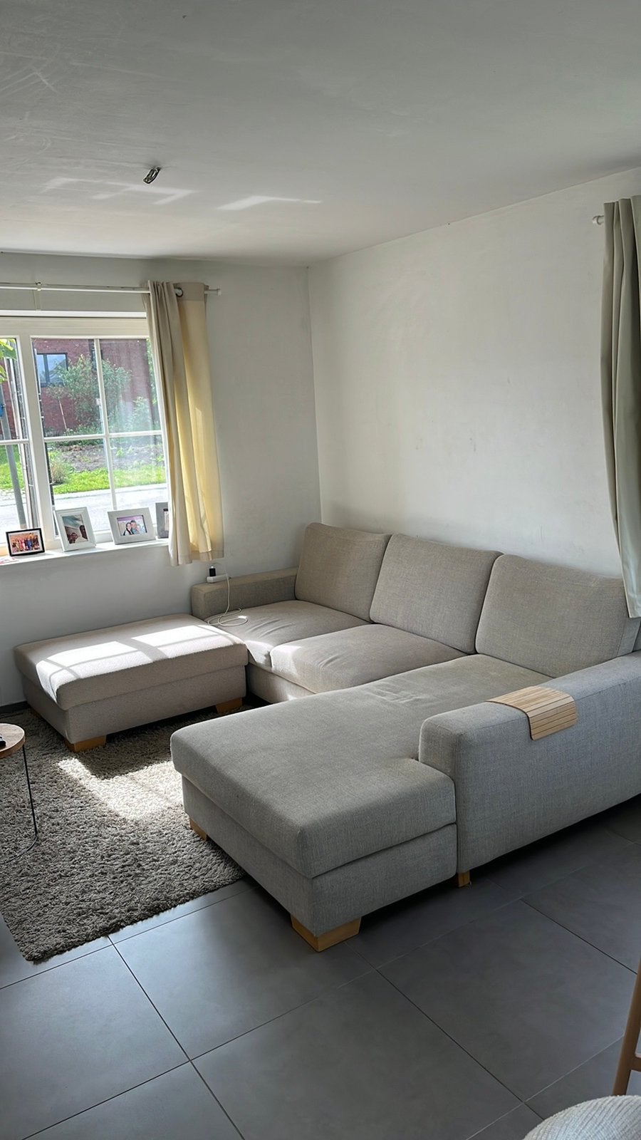 Sorvallen zetel ikea met bijhorende poef, Enlèvement, Utilisé, Tissus, Landelijk