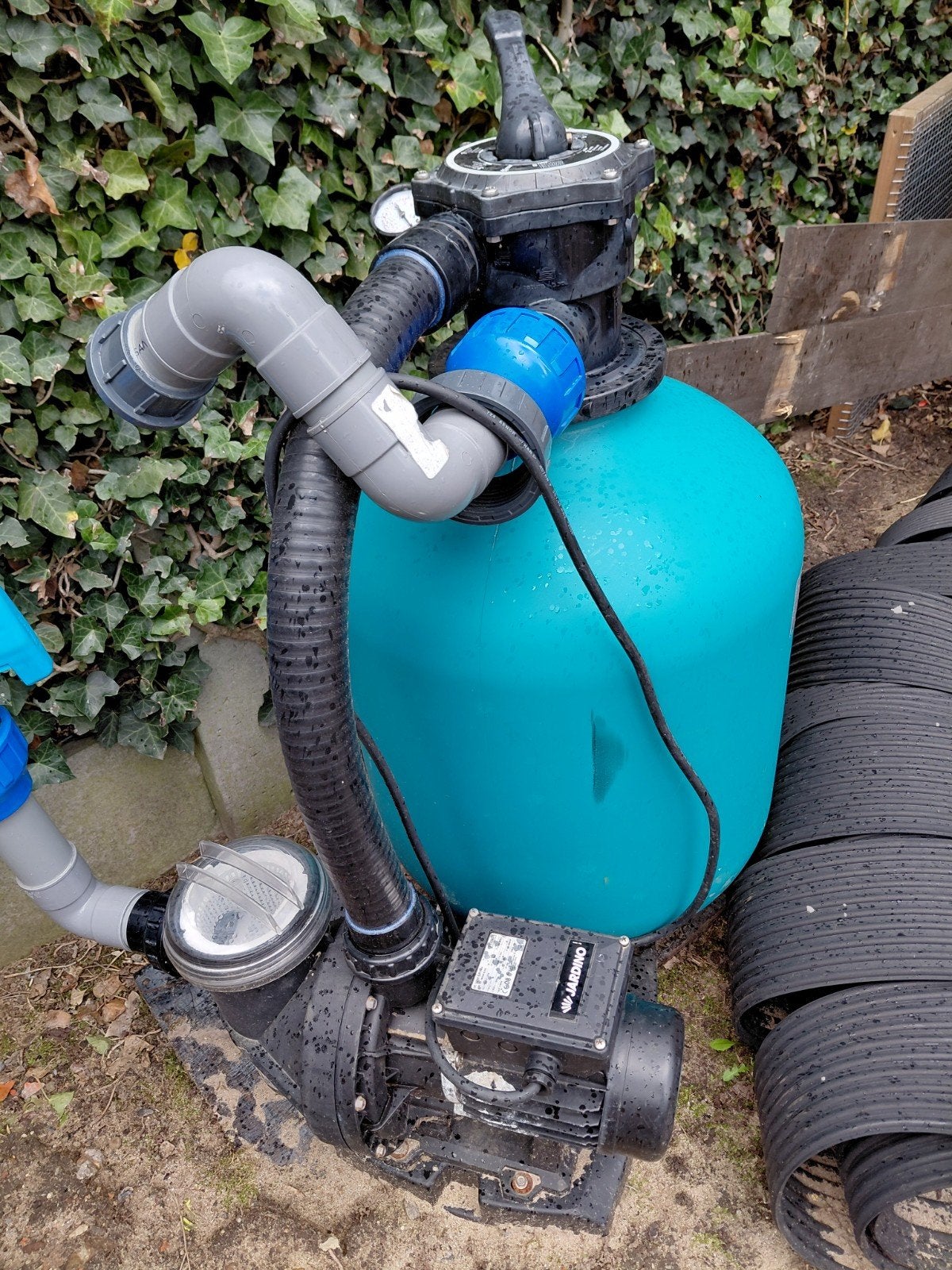 Zwembad filter met pomp, Tuin en Terras, Ophalen, Filter
