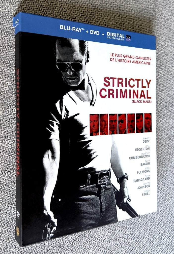 BLACK MASS (Strictly Criminal) 1 BLURAY + 1 DVD / Comme Neuf, CD & DVD, Blu-ray, Comme neuf, Thrillers et Policier, Blu-ray, Film