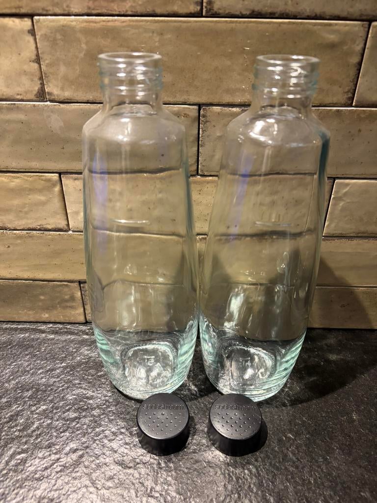 Glazen Sodastreamflessen 1 liter, Huis en Inrichting, Ophalen, Nieuw