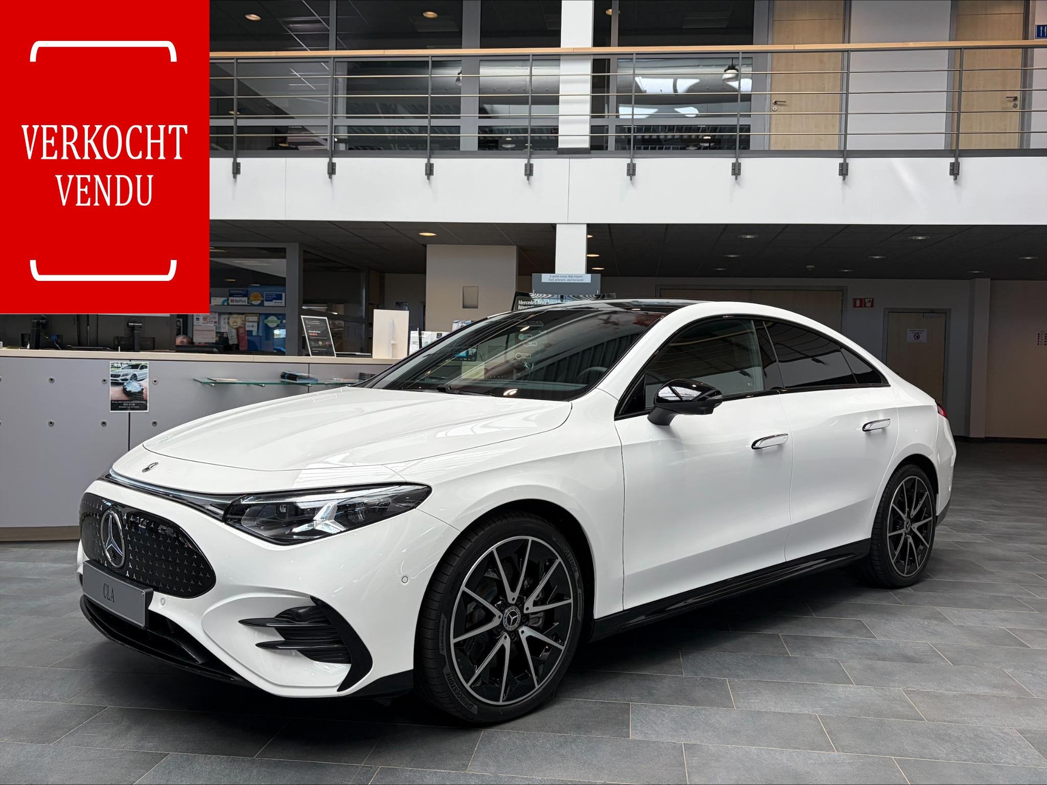 Mercedes-Benz CLA CLA 250+ AMG Line Nieuwe wagen DOS 8984, Auto's, Automaat, Zwart, Wit, Nieuw