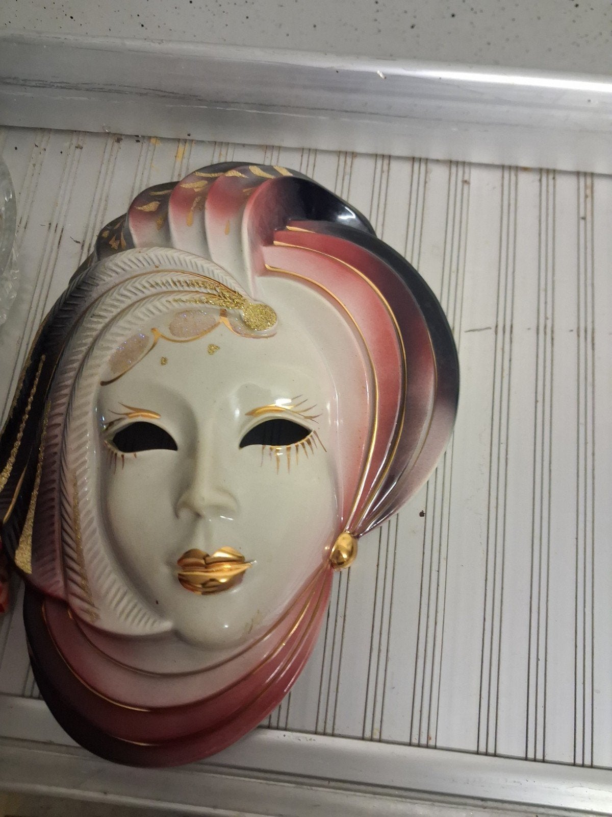 2 maskers Italiaans, Antiek en Kunst, Ophalen