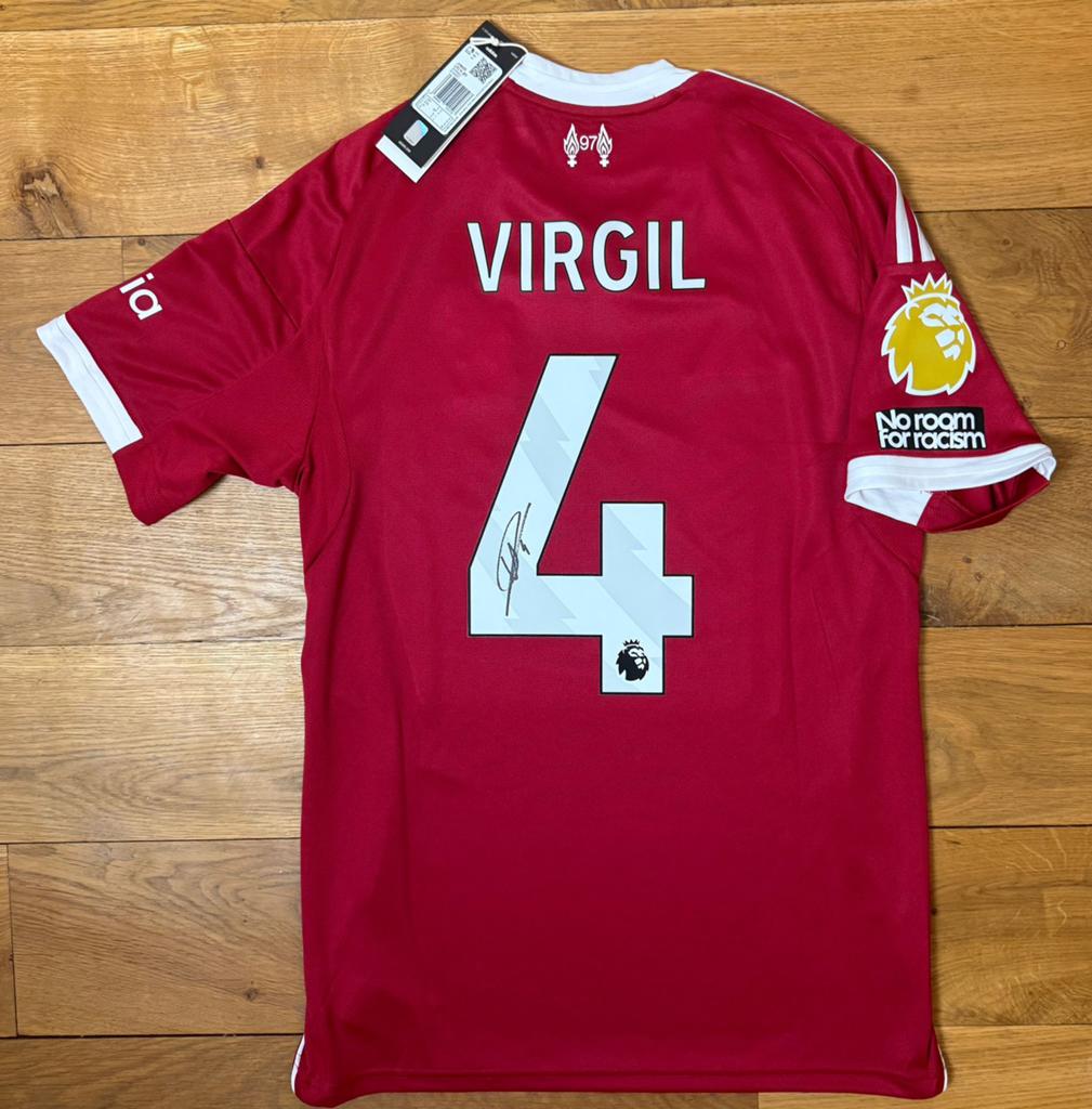 Gesigneerd Virgil Van Dijk shirt, Sport en Fitness, Ophalen of Verzenden