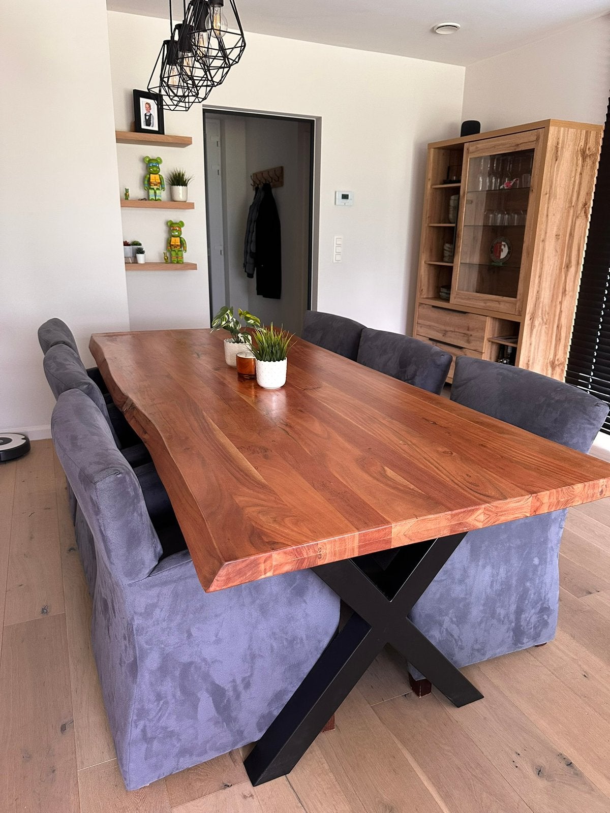 Table à manger avec 6 chaises, Enlèvement, Comme neuf
