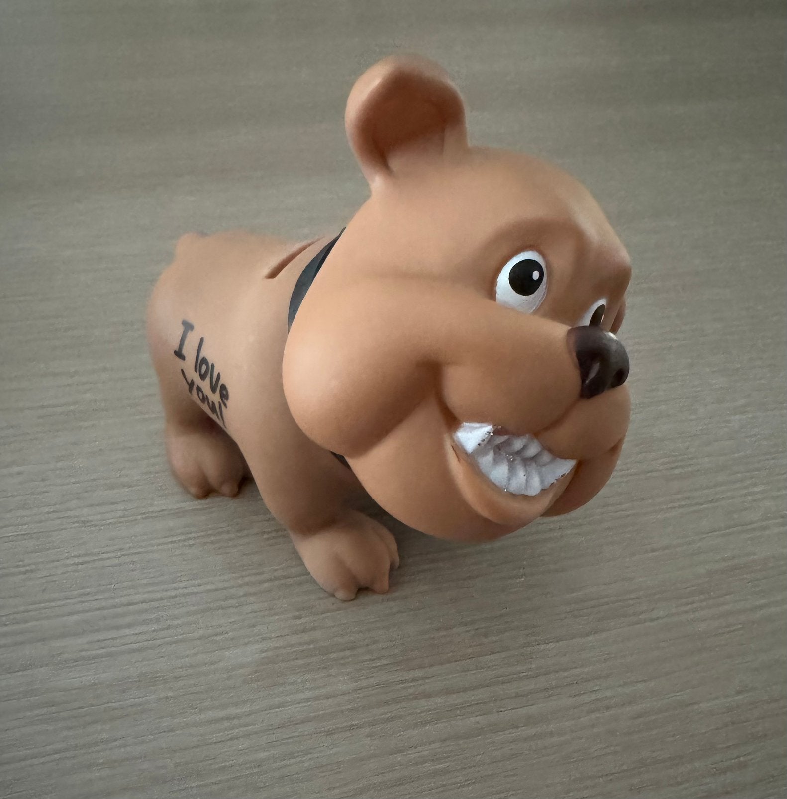 Bulldog spaarpot, Verzamelen, Spaarpotten, Ophalen, Zo goed als nieuw, Kunststof, Dier