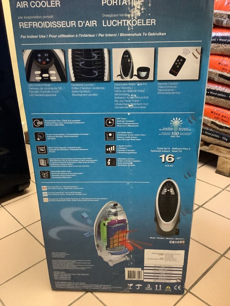 Aircooler, Elektronische apparatuur, Ventilatoren, Ophalen, Ventilator met afstandsbediening, Zo goed als nieuw, Torenventilator