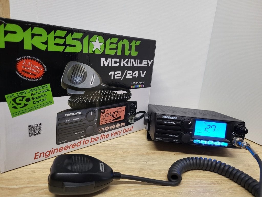 CB President MCKinley, Telecommunicatie, Zenders en Ontvangers, Zo goed als nieuw, Zender en Ontvanger, Ophalen
