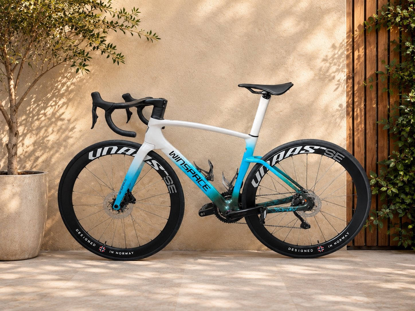 Winspace Agile – Shimano 105 Di2 – Carbone UNAAS – Taille S, Enlèvement, Comme neuf, Carbone