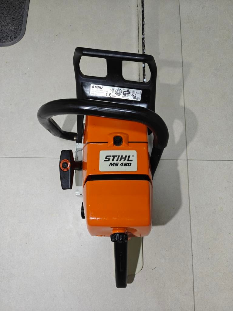 Stihl MS460 professionele kettingzaag, Ophalen