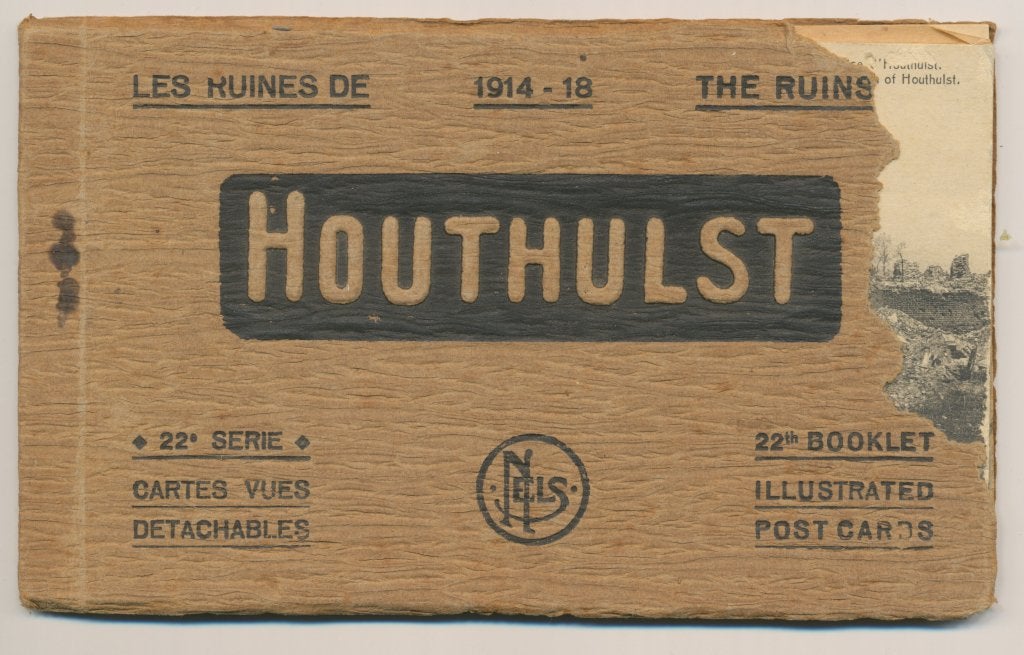 Boekje postkaarten Houthulst WO 1, Ophalen of Verzenden, Voor 1920, Ongelopen, West-Vlaanderen