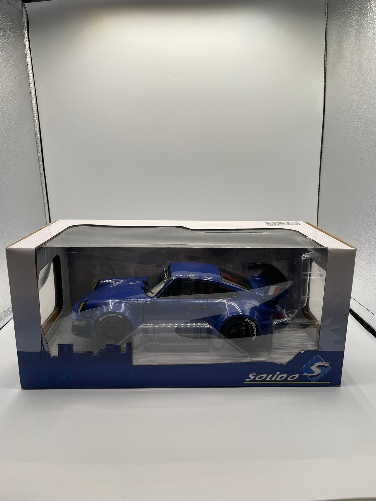 Porsche 964 RWB Solido 1/18, Ophalen, Zo goed als nieuw, Solido