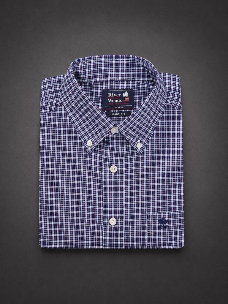 Chemise River Woods pour homme XL., Tour de cou 43/44 (XL), Comme neuf, Enlèvement, Bleu