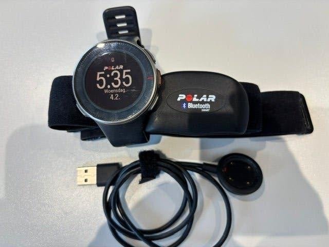 Polar Vantage V, Handtassen en Accessoires, Sporthorloges, Ophalen, Gebruikt, Zwart, Hoogte