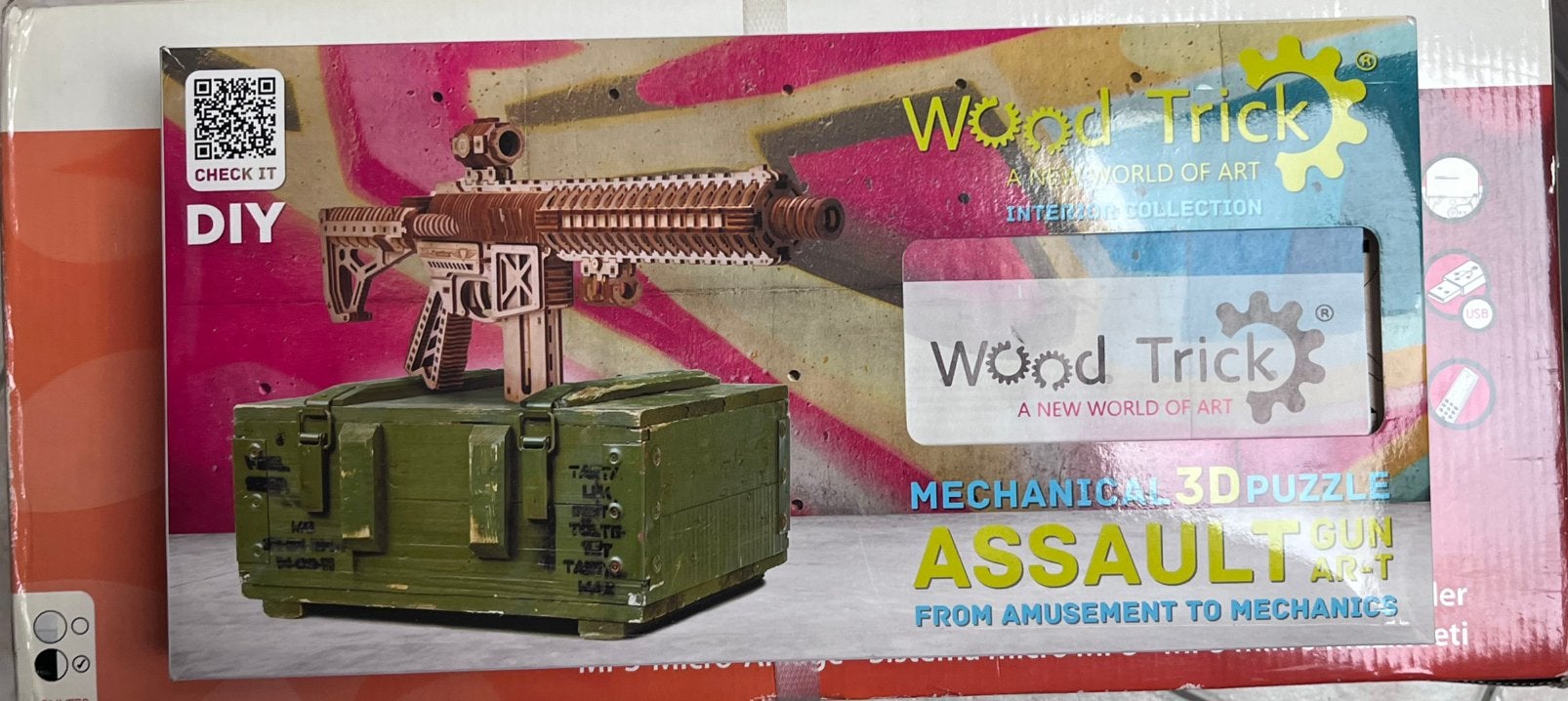 3D puzzel assault gun, Hobby & Loisirs créatifs, Modélisme | Voitures & Véhicules, Enlèvement, Neuf