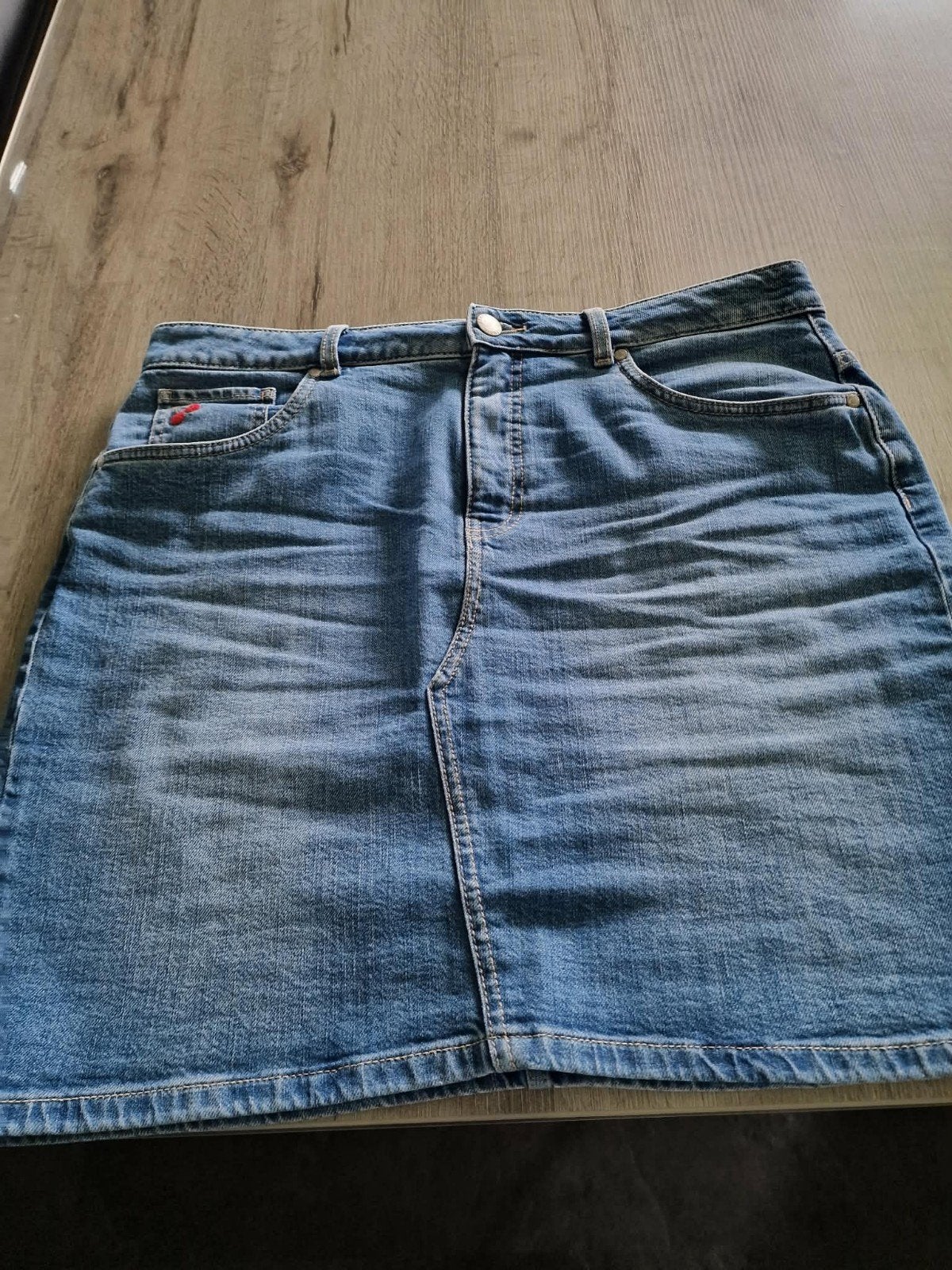 Jeansrok street one maat 42, Ophalen, Maat 42/44 (L)