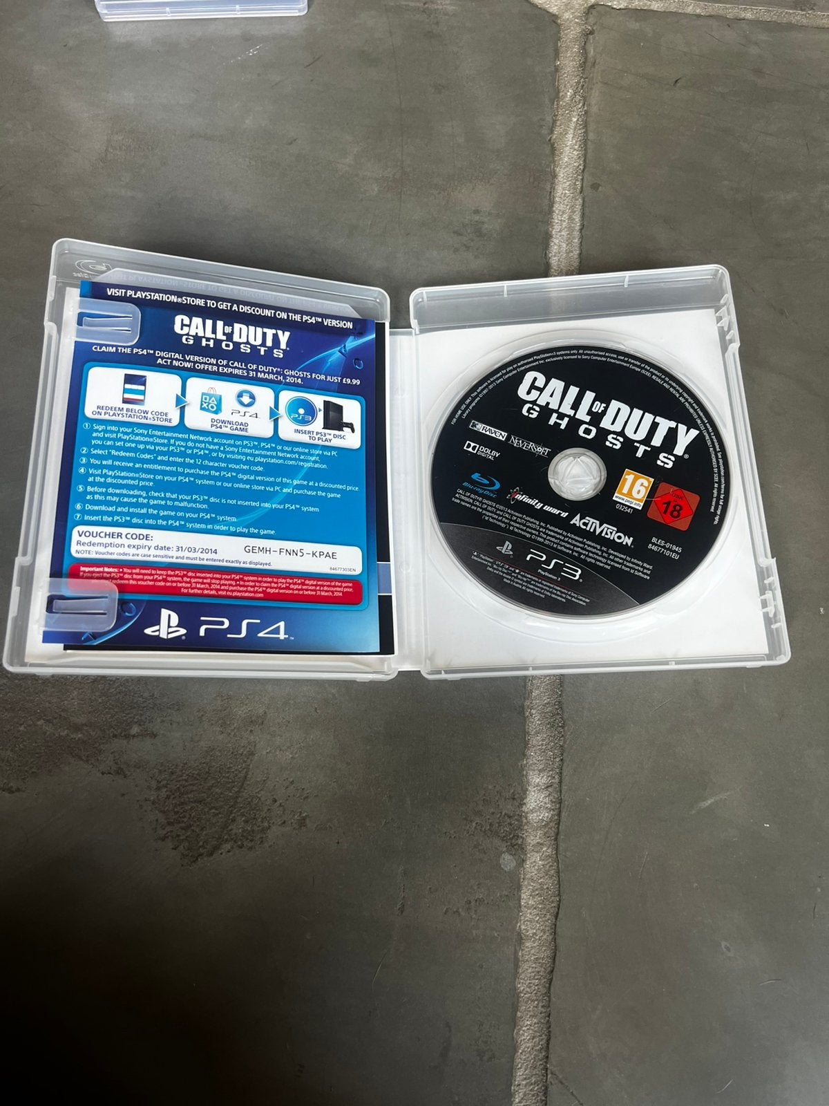 Call of duty ghosts, Games en Spelcomputers, Games | Sony PlayStation 3, Ophalen of Verzenden, Zo goed als nieuw