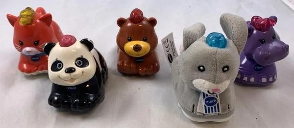 Ensemble VTech Toet Toet Animals, 5 pièces, hippo, panda, ou, Envoi, Comme neuf