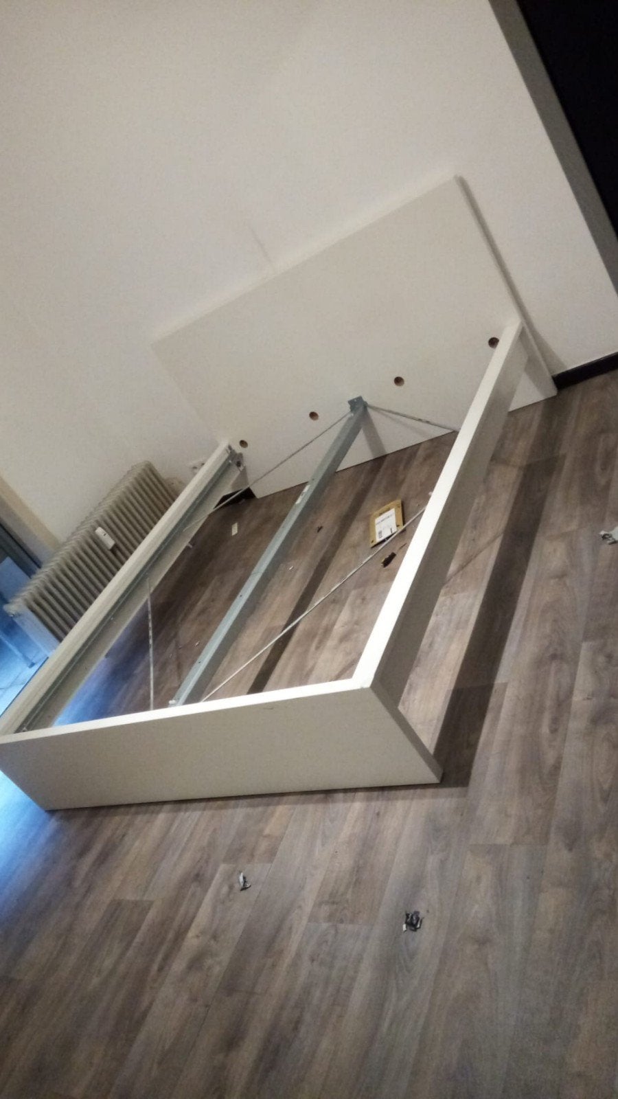 Ikea malm bed wit 160x200 met 2 lattenbodems liersund, Huis en Inrichting, Slaapkamer | Bedden, Ophalen, Gebruikt, Ikea malm wit 160x200