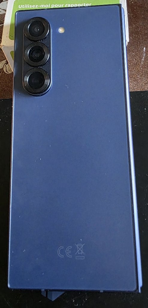 A Vendre Z fold 6, Telecommunicatie, Mobiele telefoons | Samsung, Ophalen, Blauw, Touchscreen, Zo goed als nieuw