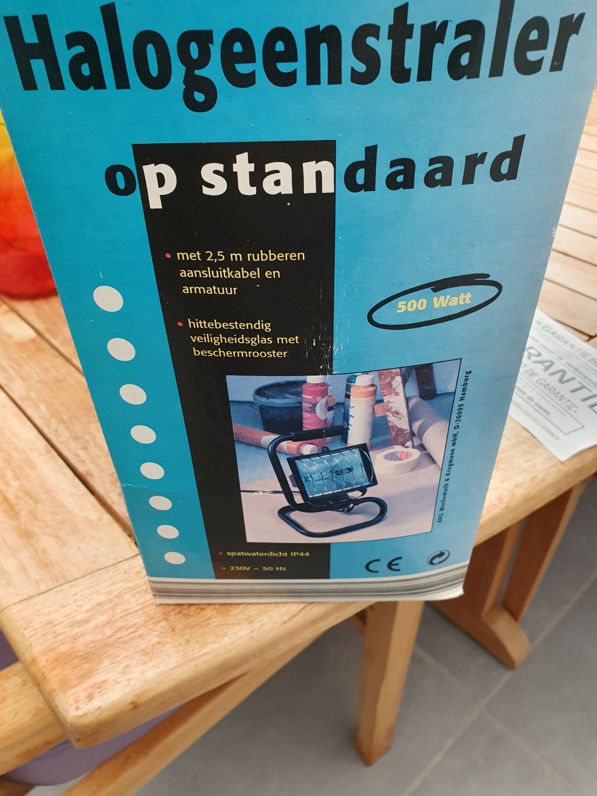 TRACEUR DE LAMPE HALOGÈNE PORTABLE SUR SUPPORT NEUF DANS SA, Enlèvement, Armature