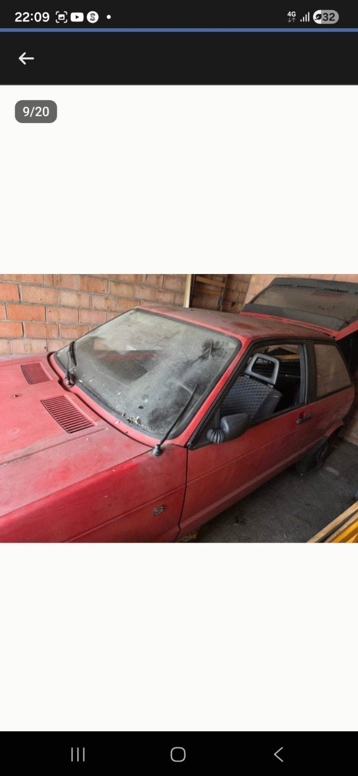 SEAT Ibiza SX uit 1985, Auto's, Oldtimers, Particulier, Te koop, Seat, Rood