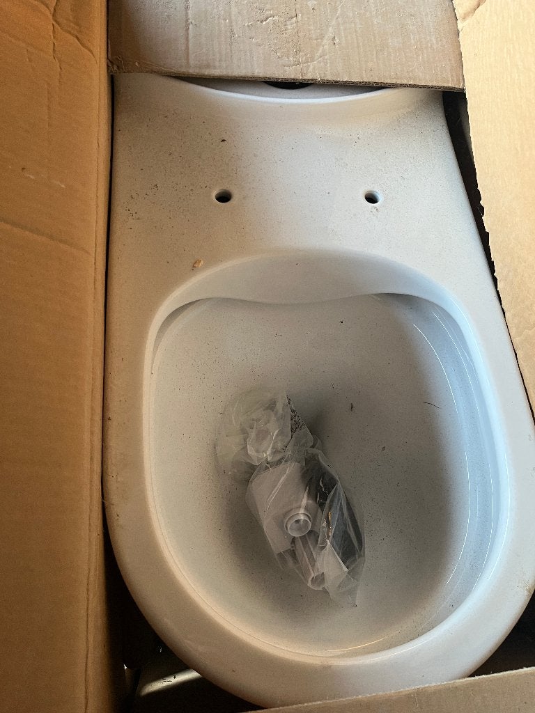 staand toilet, Doe-het-zelf en Bouw, Ophalen, Nieuw, Steen, Toilet