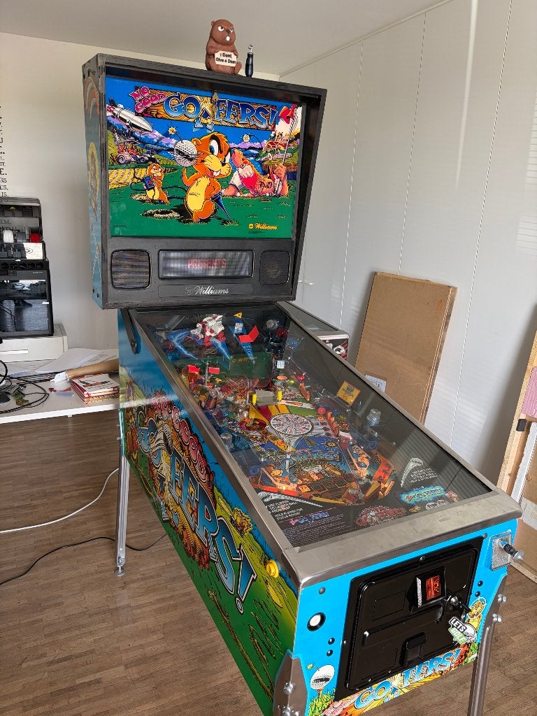 Flipperkast No Good Go(l)fers, Verzamelen, Ophalen, Gebruikt, Williams, Dot-matrix