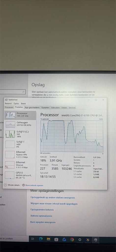 Gaming PC met monitor 144hz, Computers en Software, Windows Laptops, Zo goed als nieuw, HDD, Gaming, Ophalen