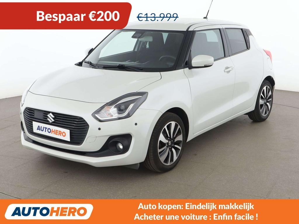 Suzuki Swift 1.2 DualJet shine (bj 2018, automaat), Auto's, Gebruikt, 103 g/km, 66 kW, Stadsauto