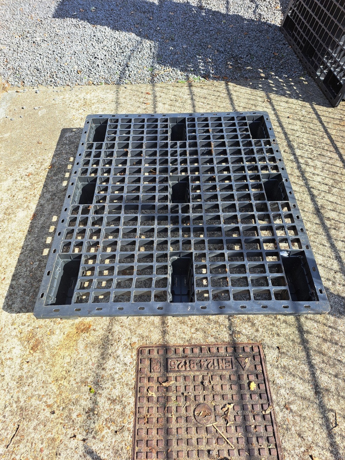 palletten zwart  pvc 1.00m x 1.20m 6 stuks, Tuin en Terras, Ophalen