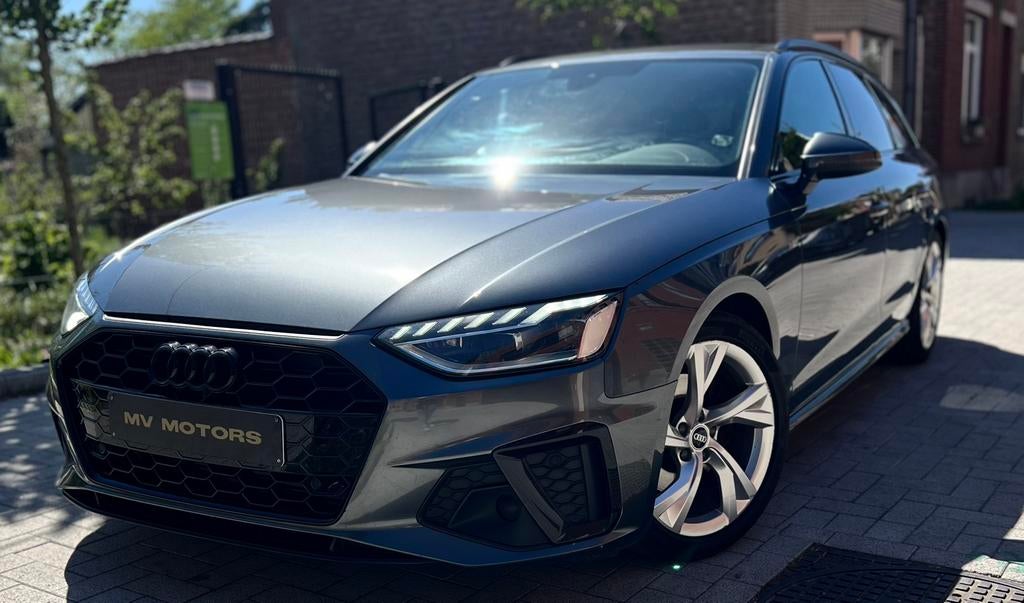 2021 Audi A4 Avant S Line, 2.0 35 TFSI MHEV Benzine 150 PK, Auto's, Audi, Automaat, A4, Leder, Bedrijf