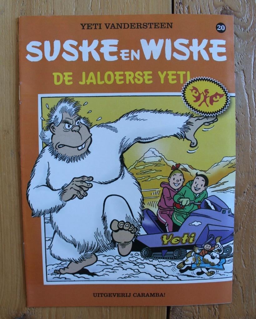 Suske en Wiske De jaloerse yeti Caramba!, Eén stripboek, Ophalen of Verzenden, Zo goed als nieuw