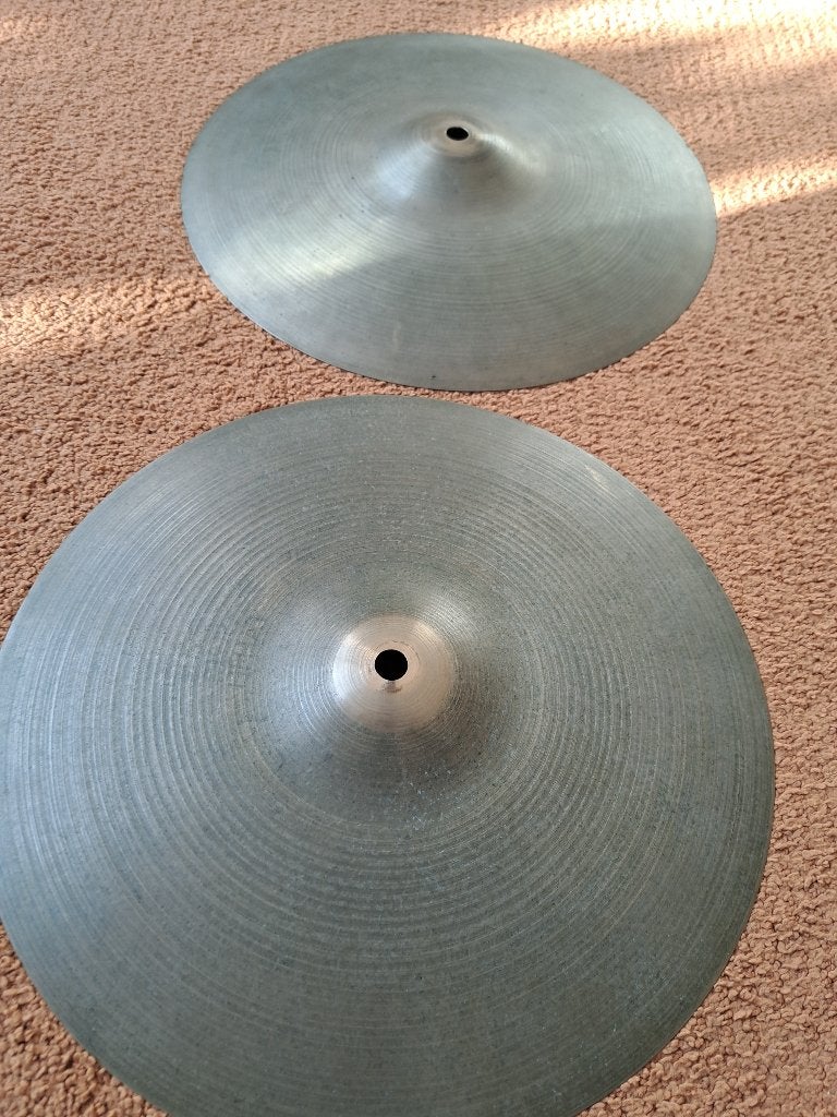 vintage Zildjian Avedis 13" hihat, Muziek en Instrumenten, Ophalen, Gebruikt