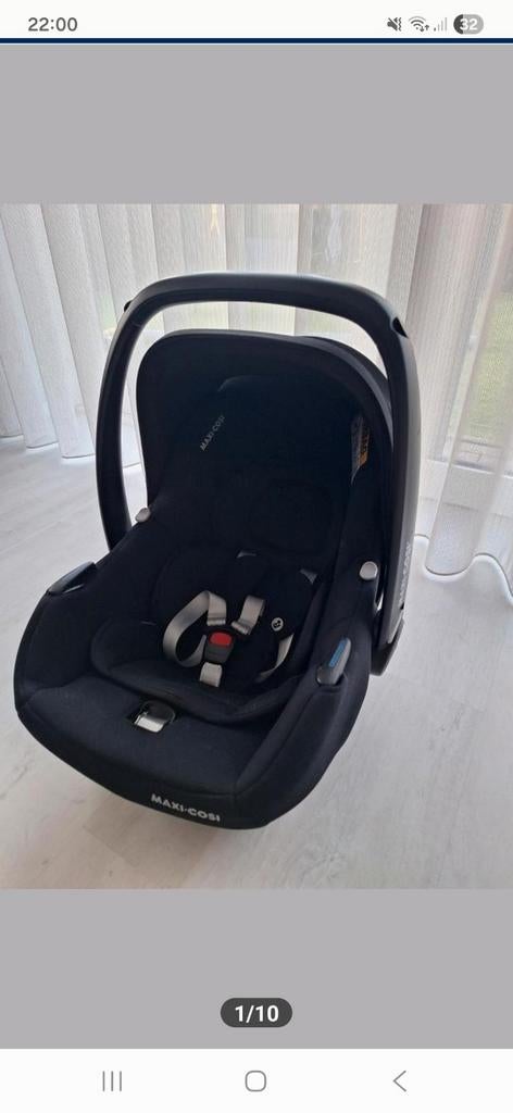 Maxi cosi cabriofix i size auto stoel baby zwart, Ophalen