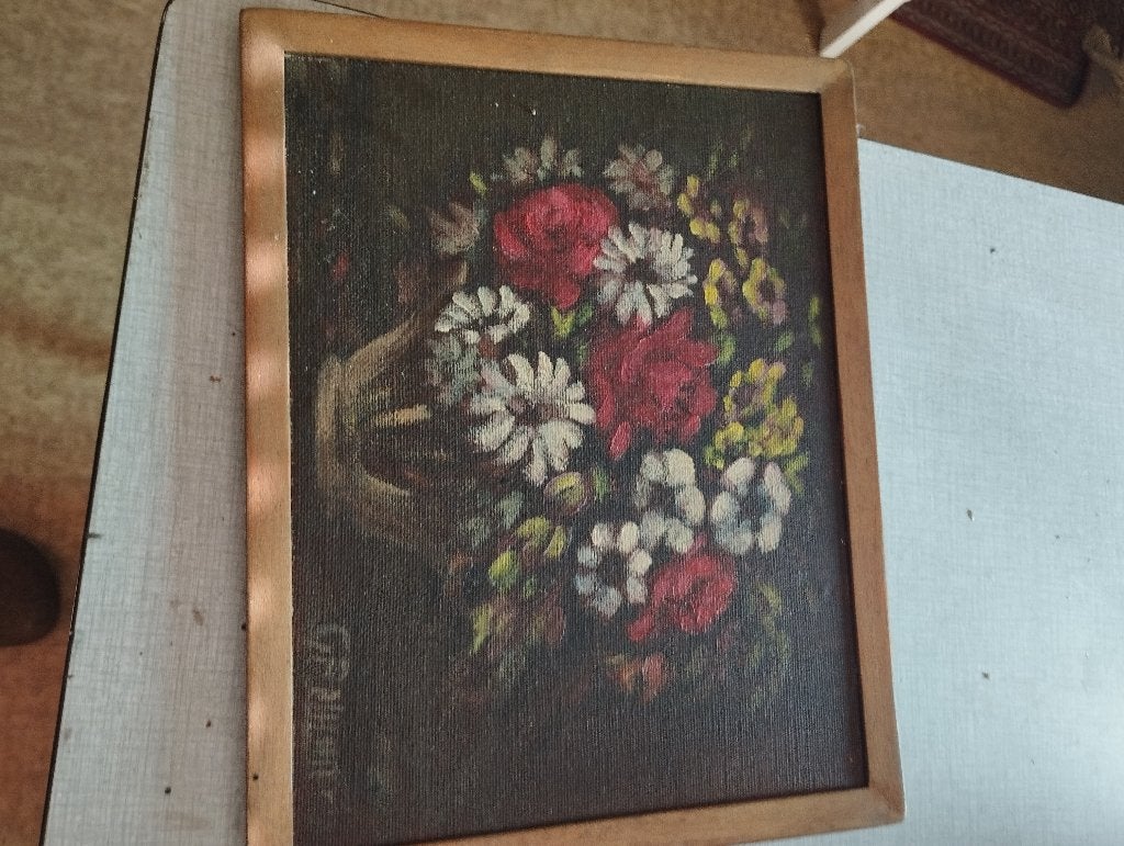 Oude schilderijen, Antiquités & Art, Peint à la main, Autres techniques, Paysage, Enlèvement
