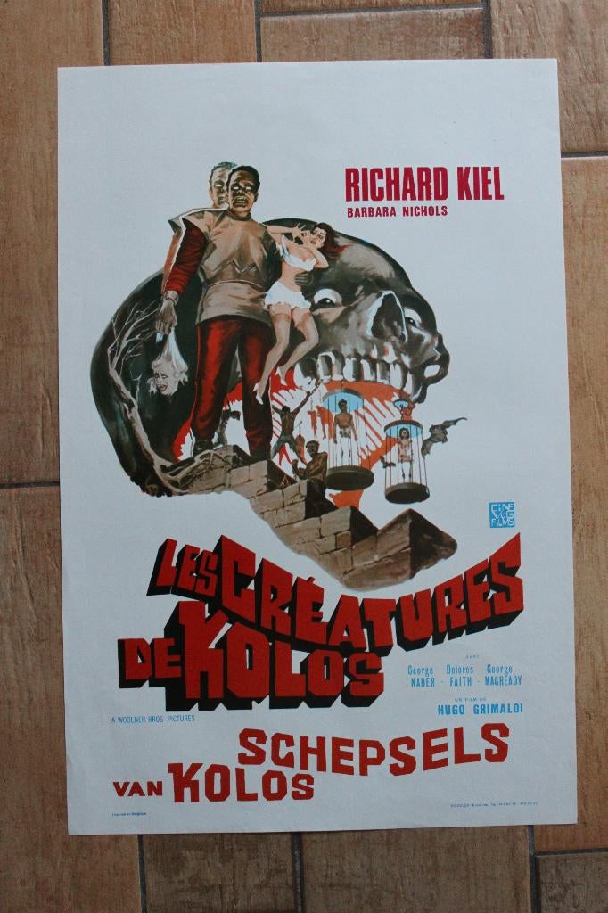 filmaffiche The human Duplicators 1965 filmposter, Enlèvement ou Envoi, Rectangulaire vertical, A1 jusqu'à A3, Comme neuf