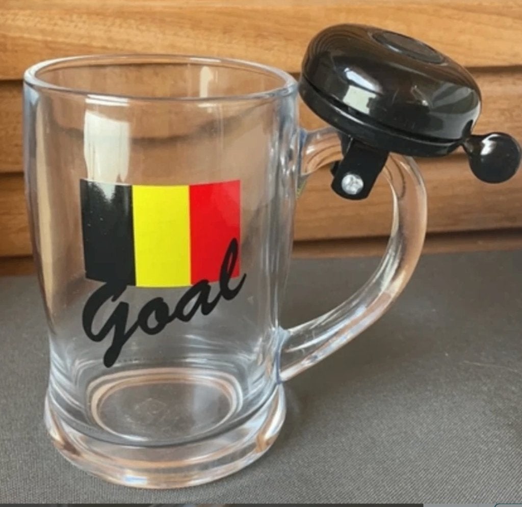 Verre à bière sonnette, Verzenden, Gebruikt, Bierglas