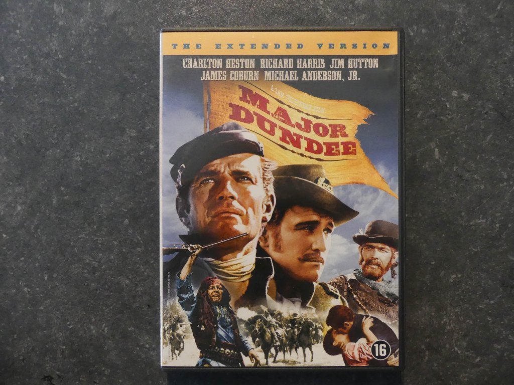 Dvd ‘Major Dundee’, 1960 tot 1980, Engels, Vanaf 16 jaar, Nederlands