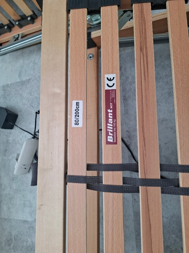 Elektrische lattenbodems, Huis en Inrichting, Ophalen, Tweepersoons, Zo goed als nieuw, Bedbodem