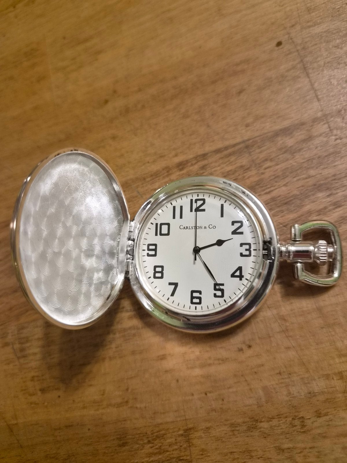 Montre gousset fonctionne Carlston & Co, Enlèvement