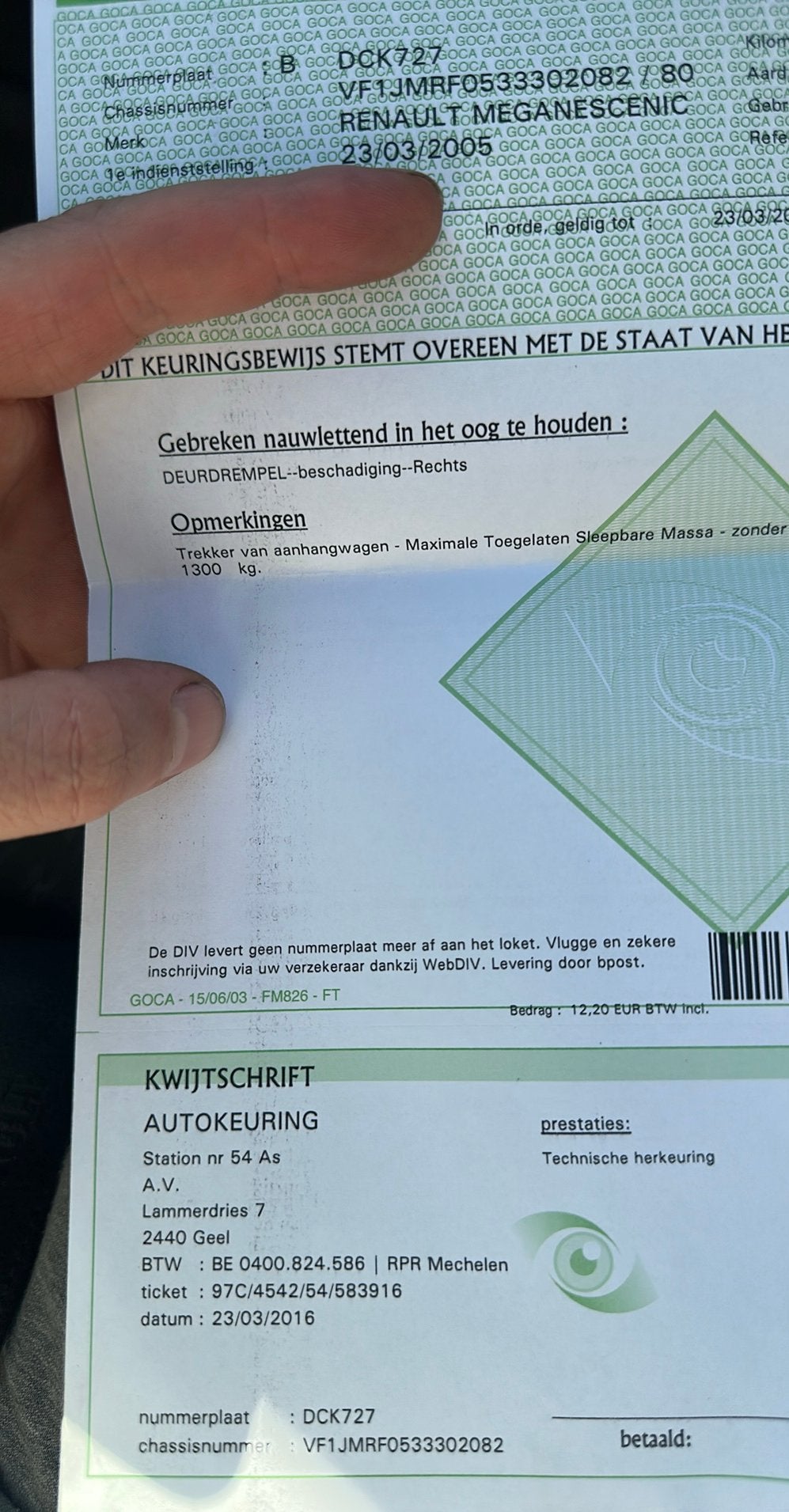 Renault Mégane Scénic 2004 – onderdelen te koop, Ophalen, Gebruikt
