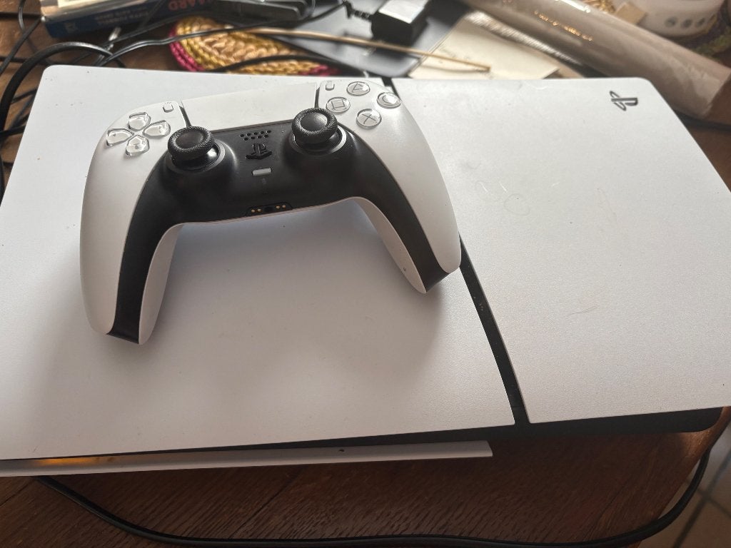 Ps5 PlayStation 5  met controller, Games en Spelcomputers, Spelcomputers | Sony PlayStation 5, Ophalen, Zo goed als nieuw, Playstation 5