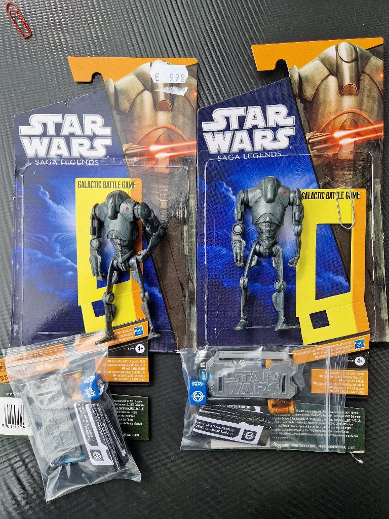 Star Wars Hasbro 2 Super Battle SL28 Droid 2011 figurines, Enlèvement ou Envoi, Comme neuf, Figurine