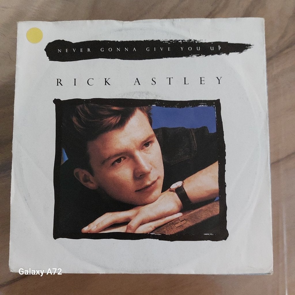 rick astley never gonna give you up, Gebruikt, 7 inch, Ophalen of Verzenden, Pop