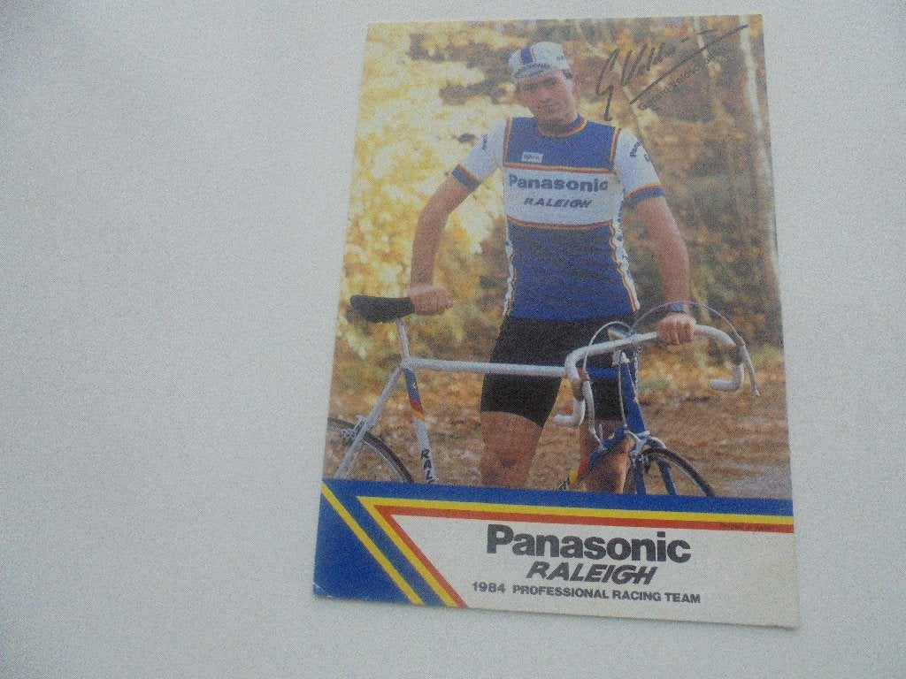 wielrenner - gerard veldscholten, Verzamelen, Foto's en Prenten, Verzenden, 1980 tot heden, Zo goed als nieuw, Foto
