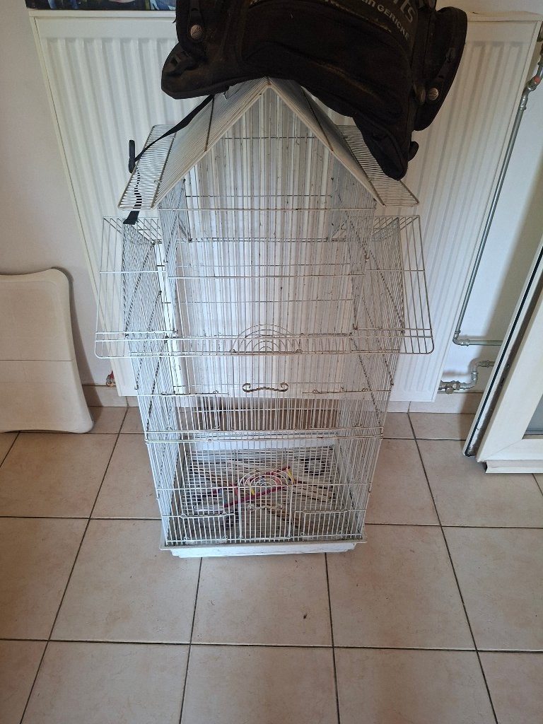 vogelkooi, Ophalen, Zo goed als nieuw, Metaal, Vogelkooi